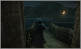 Go to the Entrance Courtyard [1] and make your way to the corridor on the right - Slughorn's party - Walkthrough - Harry Potter and the Half-Blood Prince - Game Guide and Walkthrough