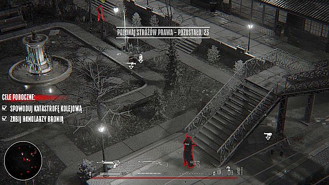 Enemies will try to attack you from different sides. - Mission 4 - Train Station | Walkthrough - Walkthrough - Hatred Game Guide & Walkthrough
