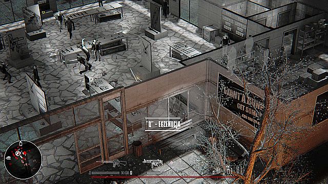 Almost nobody present on the weapons exhibition is armed. - Mission 5 - Downtown | Walkthrough - Walkthrough - Hatred Game Guide & Walkthrough