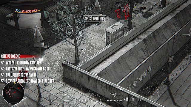 Three soldiers wielding RPGs is definitely not the sight you want to experience. - Mission 5 - Downtown | Walkthrough - Walkthrough - Hatred Game Guide & Walkthrough