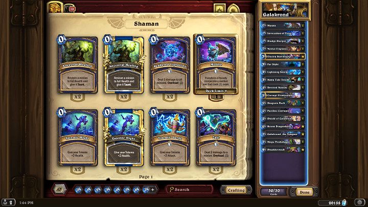 The deck for the Shaman class presented below has been specifically adjusted to the latest expansion set of Hearthstone - Descent of Dragons - Shaman | Recommended deck of cards - Descent of Dragons - Descent of Dragons - Hearthstone: Heroes of Warcraft Game Guide