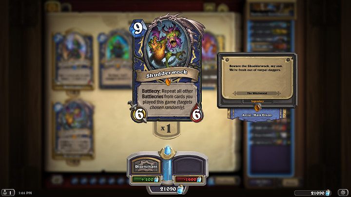 Shudderwock is one of the unique legendary Shaman cards - Shaman | Recommended deck of cards - Descent of Dragons - Descent of Dragons - Hearthstone: Heroes of Warcraft Game Guide