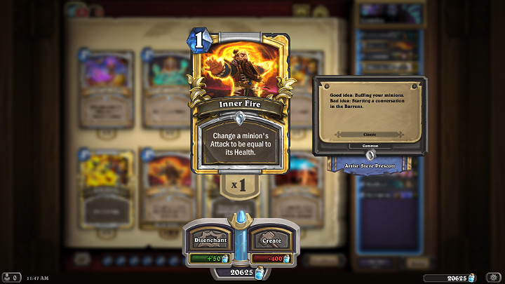 The Priests deck gameplay focuses on creating a minion with a large health pot, which can be further increased by using the combination of Divine Spirit + Inner Fire - Priest after nerf | Recommended deck of cards - Saviors of Uldum - Saviors of Uldum - Hearthstone: Heroes of Warcraft Game Guide