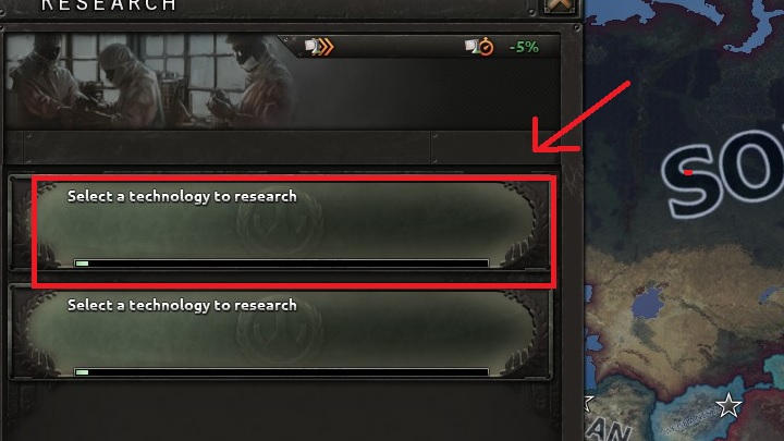 Bring up the research panel using the icon or using the W hotkey - 10 simple steps for beginners - Basics - Hearts of Iron IV Game Guide