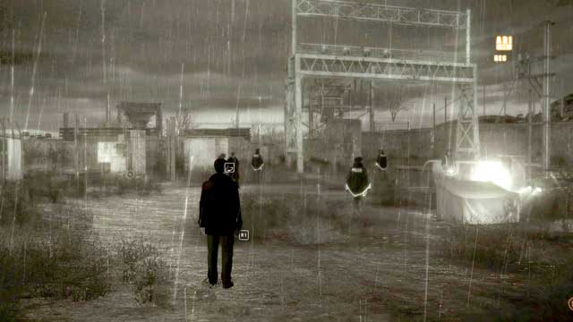 ...who can be found at the tent. He is wearing a black coat - Crime Scene | Heavy Rain Walkthrough - Walkthrough - Heavy Rain Guide