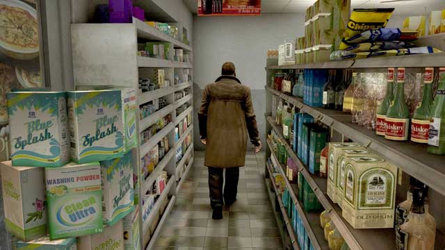 Inhalers are at the end, on the right - Hassans Shop | Heavy Rain Walkthrough - Walkthrough - Heavy Rain Guide