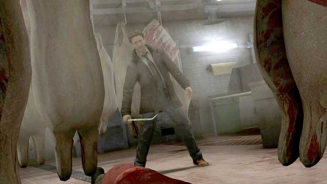 Blake will come after a short battle - as always not in time... - Covered Market | Heavy Rain Walkthrough - Walkthrough - Heavy Rain Guide