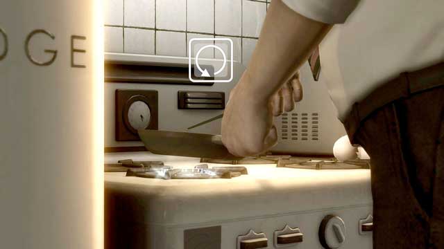 Keep mixing (3x during the whole cooking process) to make a perfect meal - Eureka | Heavy Rain Walkthrough - Walkthrough - Heavy Rain Guide