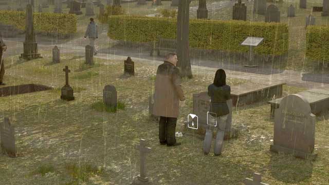 The grave you seek is fourth counting from the newly dug hole - Eureka | Heavy Rain Walkthrough - Walkthrough - Heavy Rain Guide