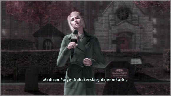 This epilogue assumes that Madison died during her journalistic investigation - Madison | Heavy Rain endings - Endings - Heavy Rain Guide