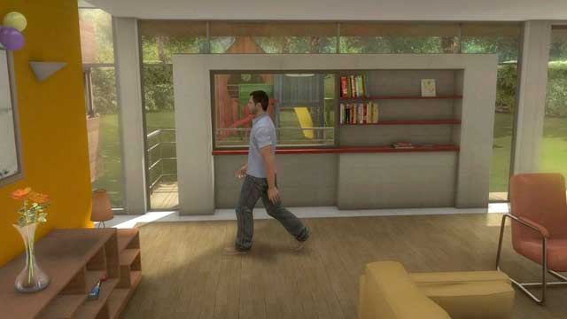 Go along the glass wall to reach the working room - Prologue | Heavy Rain Walkthrough - Walkthrough - Heavy Rain HD Guide