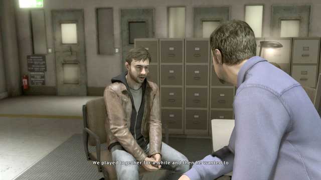 A short investigation - the answers will only affect whether you will get the trophy - Welcome, Norman! | Heavy Rain Walkthrough - Walkthrough - Heavy Rain HD Guide