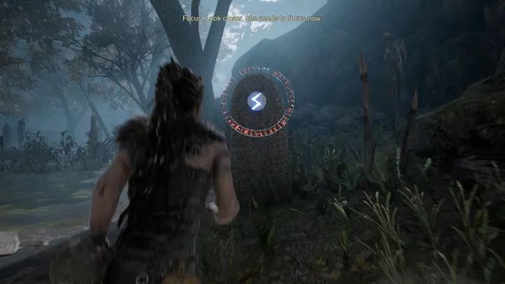 Symbols like this one tell additional stories about the gameworld. - Hellblade Senuas Sacrifice: Reaching the shore - The Journey Begins - Hellblade: Senuas Sacrifice Game Guide