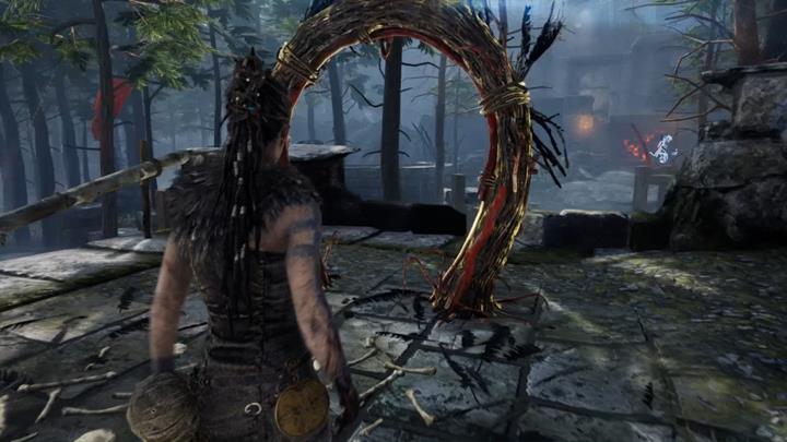 Enter the portal to rebuild the tower. - Hellblade Senuas Sacrifice: Valravns illusions and the second gate - Valravns Lair - Hellblade: Senuas Sacrifice Game Guide