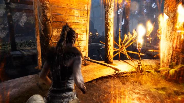 After exiting the tower, lower the bridge and use it to get to the gate. - Hellblade Senuas Sacrifice: The third gate in Valravns Lair - Valravns Lair - Hellblade: Senuas Sacrifice Game Guide