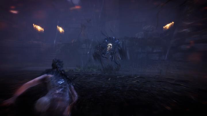 Watch out! Your enemy can close in very quickly. Dodge and try to parry. - Hellblade Senuas Sacrifice: Last gate and fight with Valravn - Valravns Lair - Hellblade: Senuas Sacrifice Game Guide