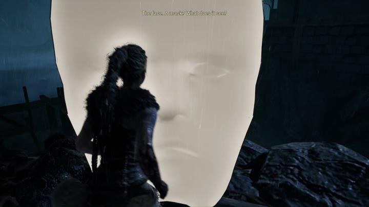 Activate the mask to travel to a parallel dimension - Hellblade Senuas Sacrifice: First shard - The Story of Baldr - Forging Gramr - Hellblade: Senuas Sacrifice Game Guide
