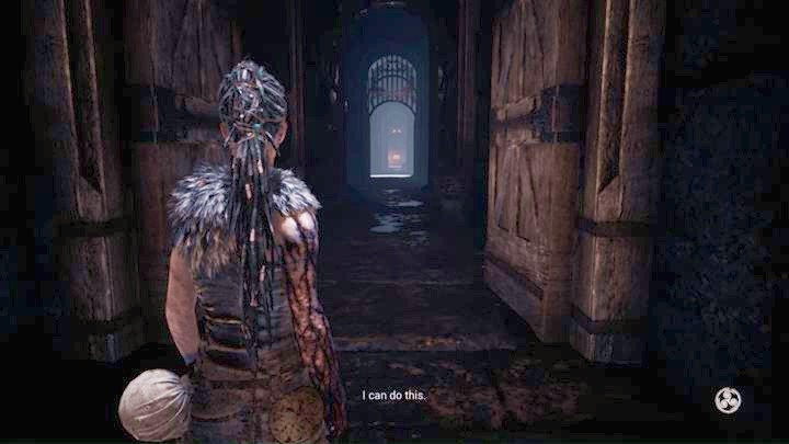Open the gate. - Hellblade Senuas Sacrifice: Entering Fenrirs Lair in Land of the dead - Land of the dead - Hellblade: Senuas Sacrifice Game Guide
