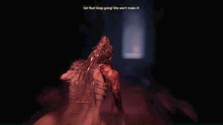 Run towards the light. - Hellblade Senuas Sacrifice: Entering Fenrirs Lair in Land of the dead - Land of the dead - Hellblade: Senuas Sacrifice Game Guide