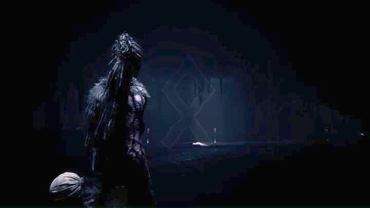 Run towards next lights, and when youll get a torch, light up the bonfires - Hellblade Senuas Sacrifice: Entering Fenrirs Lair in Land of the dead - Land of the dead - Hellblade: Senuas Sacrifice Game Guide