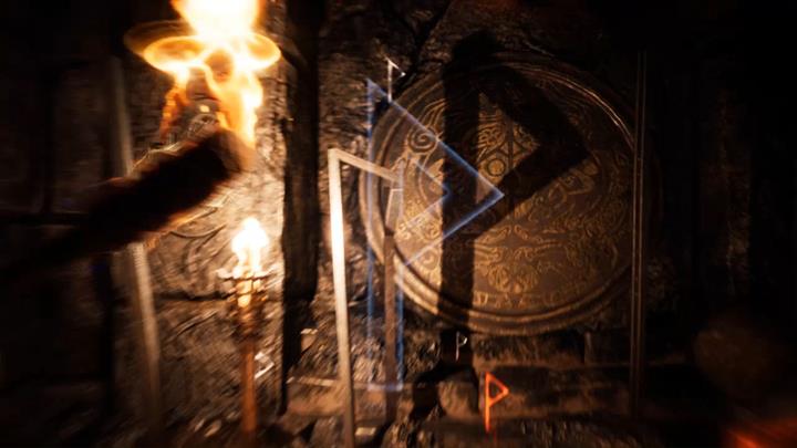 Third rune. - Hellblade Senuas Sacrifice: Entering Fenrirs Lair in Land of the dead - Land of the dead - Hellblade: Senuas Sacrifice Game Guide