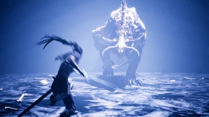 Fenrir in all its might. - Hellblade Senuas Sacrifice: Fight with Fenrir in Land of the dead - Land of the dead - Hellblade: Senuas Sacrifice Game Guide
