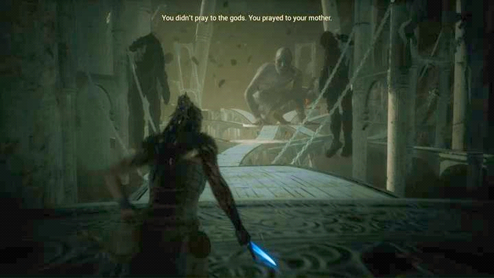 Run towards the godess. - Hellblade Senuas Sacrifice: Final Battle, ending - Final - Hellblade: Senuas Sacrifice Game Guide