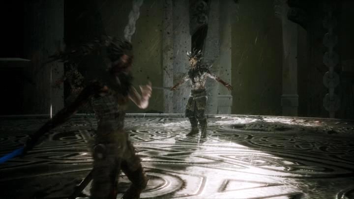 Another fight with a group of enemies. - Hellblade Senuas Sacrifice: Final Battle, ending - Final - Hellblade: Senuas Sacrifice Game Guide