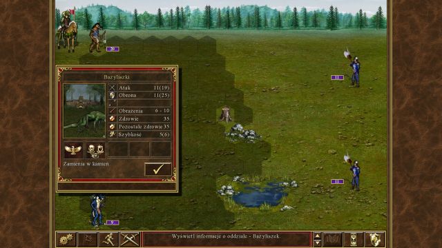 The attack of the unit (11), and the attack boosted by the heros Attack attribute (19). - Attack and Defense - Hero - Heroes of Might & Magic III: HD Edition - Game Guide and Walkthrough