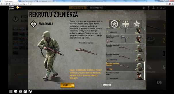 Purchasing soldiers is rather mandatory as you rank up. - Character creation - Basics - Heroes & Generals - Game Guide and Walkthrough