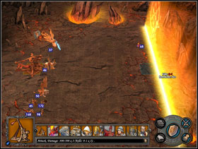 The shield is not very strong, one or two catapult shots will do. - Missions 4, 5 | Campaign 6: The Mage - Campaign 6: The Mage - Heroes of Might and Magic V Game Guide & Walkthrough