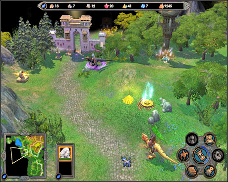 After passing the garrison enemy will stop chasing you and Ylaya will be safe within the next month. - Campaign 3, Mission 2 - Swamp - Campaign 3 - Ylaya's Task - Heroes of Might and Magic V: Hammers of Fate - Game Guide and Walkthrough