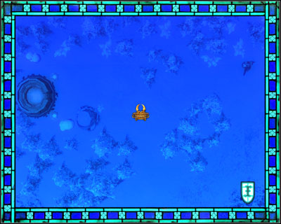 Northwest map side. Characteristic Arena Walk and Flag. - Campaign 2, Mission 5 - Laszlo - Campaign 2 - Wulfstan's rebellion - Heroes of Might and Magic V: Hammers of Fate - Game Guide and Walkthrough