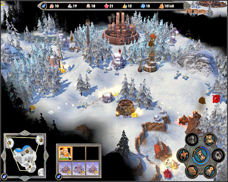 On the way to second brown dot. Time slips by so don't waste it for fights. - Campaign 2, Mission 1 - Border Zone - Campaign 2 - Wulfstan's rebellion - Heroes of Might and Magic V: Hammers of Fate - Game Guide and Walkthrough