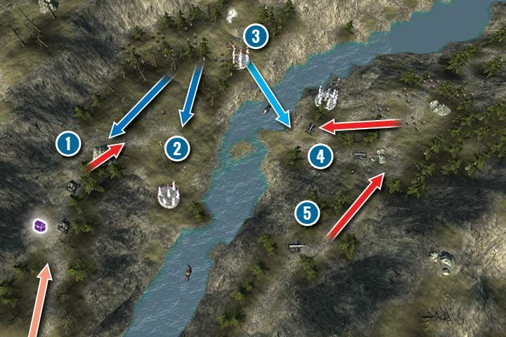 Although the enemy has an advantage in technology and sheer numbers this is a rather easy mission, on the condition you approach it in a certain order - Mission 21 - Chasm Ambush | Elves Campaign - Elves Campaign - Hex Commander Game Guide