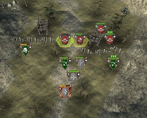 Sylvius squad (2) is south from the encampment - Mission 23 - Hide and Seek | Elves Campaign - Elves Campaign - Hex Commander Game Guide