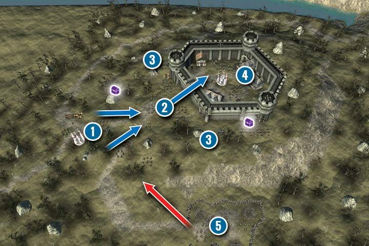 This is a rather straightforward mission - Hammerstone Siege | Elves Campaign - Side mission - Hex Commander Game Guide