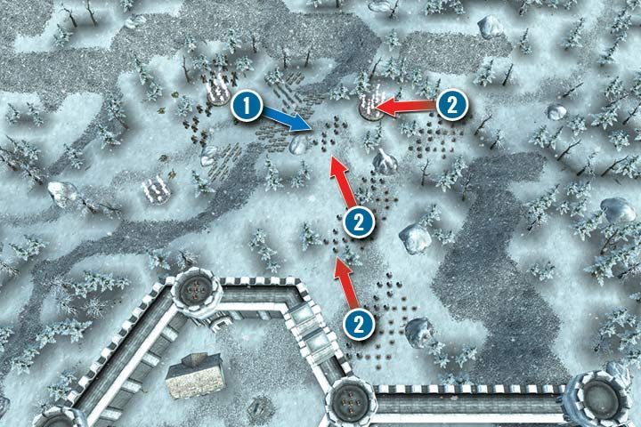 In this mission, you have to deal with a few squads of Dwarven forces - Mission 19 - Siege Preparations | Greenskins Campaign - Greenskins Campaign - Hex Commander Game Guide