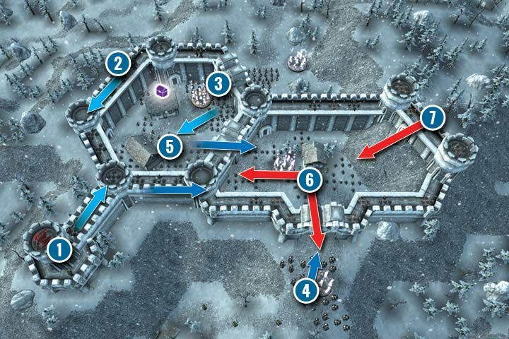 Taking the fort is not an easy feat, nonetheless, consistently eliminating enemies will eventually lead you to victory in this battle - Mission 20 - Rimedohr Siege | Greenskins Campaign - Greenskins Campaign - Hex Commander Game Guide