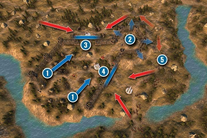 You meet Rogdul who is currently leading the defense - Mission 29 - Before the Dome | Greenskins Campaign - Greenskins Campaign - Hex Commander Game Guide