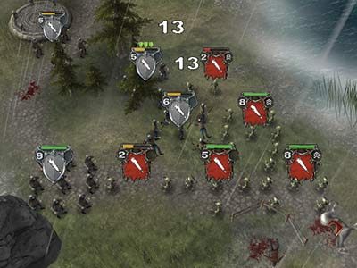 The casualties among the militia are high - the decision to attack was a mistake - What to avoid in Hex Commander? | Beginners Guide - Beginners Guide - Hex Commander Game Guide