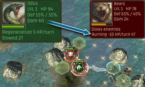 The dragon Ildus is your first hero in the Greenskin campaign - The dragon Ildus (hero) | Orcs Units - Greenskin (Orcs) - Hex Commander Game Guide