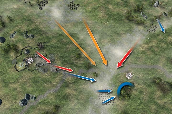 Your hero begins this mission in the enemy camp - Mission 7 - Audin Plain | Campaign - Human Campaign - Hex Commander Game Guide