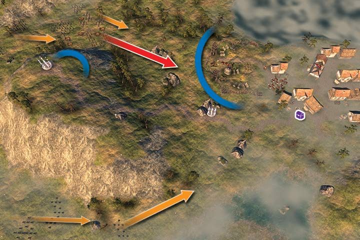 Defending this small fort will not be easy - Mission 13 - Tir Assin | Campaign - Human Campaign - Hex Commander Game Guide