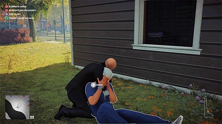 You will find the nurse right next to the shed - Hitman 2: Story Missions - Another Life walkthrough - Another Life (Whittleton Creek) - Hitman 2 Guide