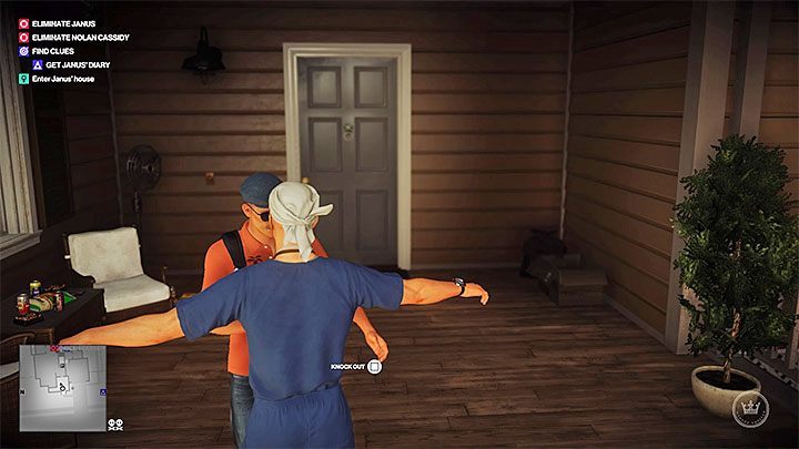Get to Janus residence and talk to the bodyguard at the door - Hitman 2: Story Missions - Another Life walkthrough - Another Life (Whittleton Creek) - Hitman 2 Guide