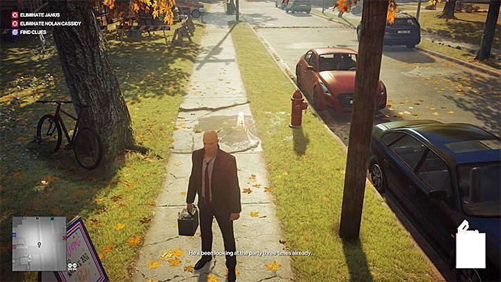 The plan of action involves using a wrench to sabotage a hydrant and then placing a battery at the location - Hitman 2: Assassination of Nolan Cassidy - Another Life walkthrough - Another Life (Whittleton Creek) - Hitman 2 Guide