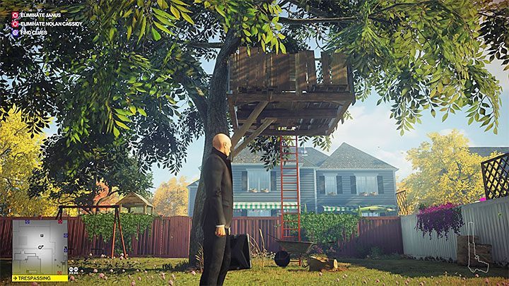 This challenge is not related to any of the story missions and does not only concern Janus, as, in order to complete the challenge, you must kill both mission targets with a sniper rifle, while taking the shots from a treehouse - Hitman 2: Assassination of Janus - Another Life walkthrough - Another Life (Whittleton Creek) - Hitman 2 Guide