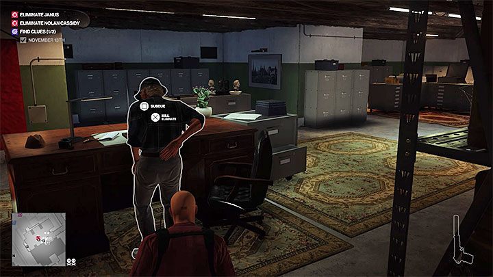 Wait until Janus pays a visit to the room with the gramophone, after that he will go down to the basement - Hitman 2: Assassination of Janus - Another Life walkthrough - Another Life (Whittleton Creek) - Hitman 2 Guide
