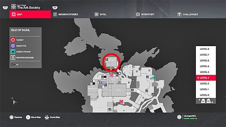 4 - Hitman 2: Obtaining first disguise - The Ark Society walkthrough - The Ark Society (Isle of Sgail) - Hitman 2 Guide